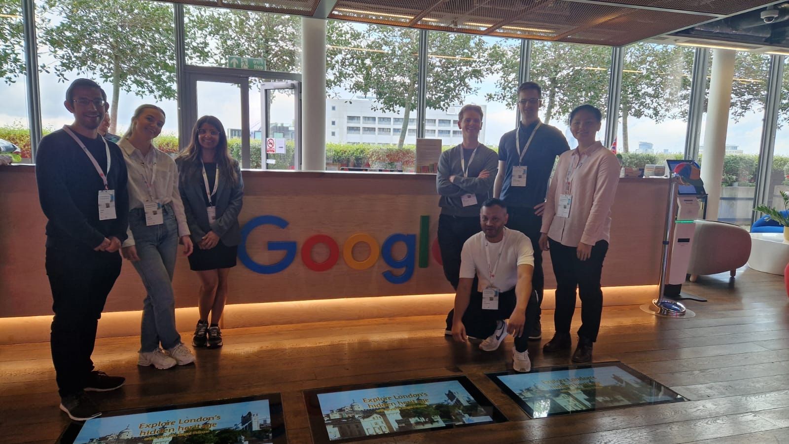 Google Partnership - Datapin team visit to Google headquarters