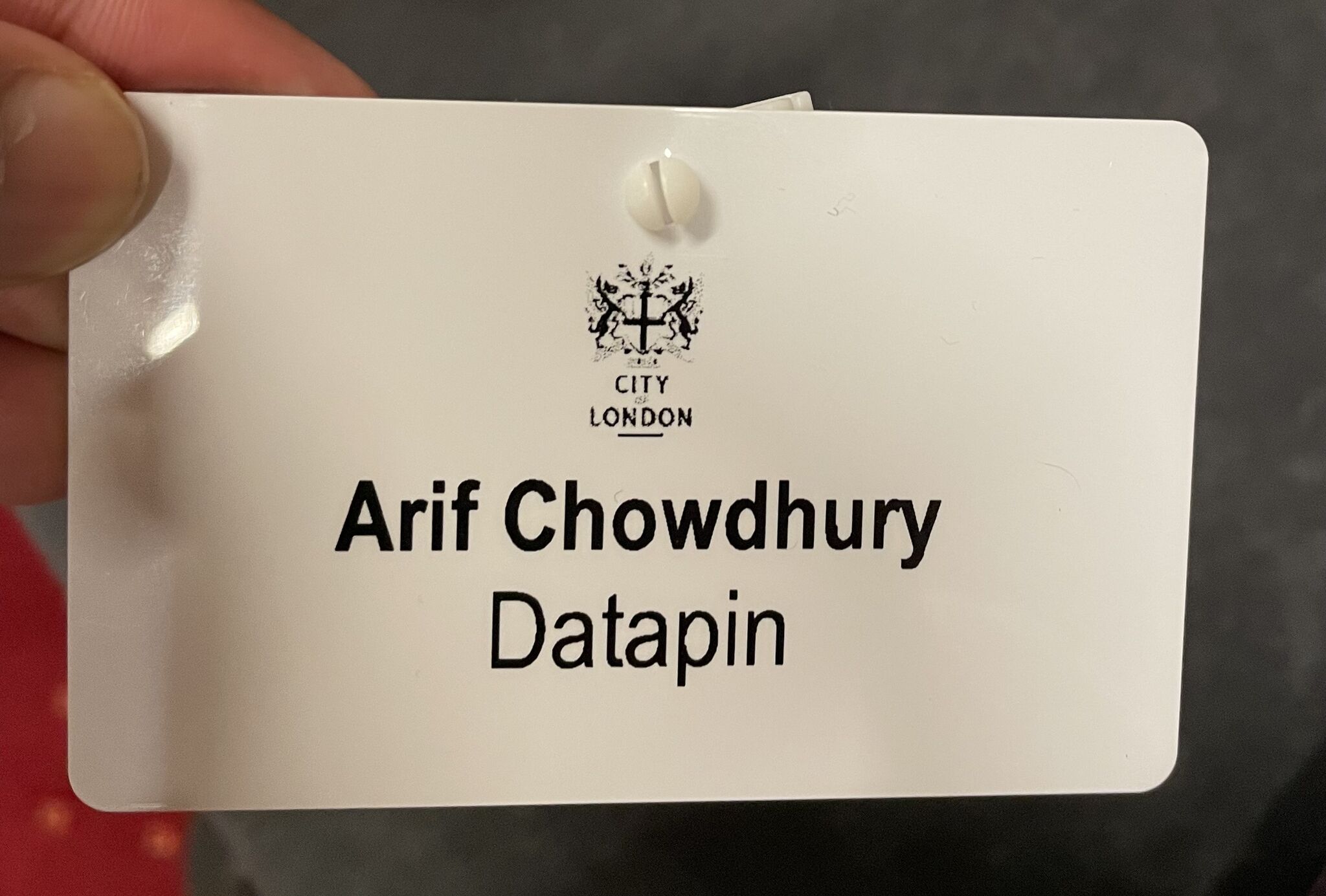 Professional Recognition - Datapin City of London accreditation