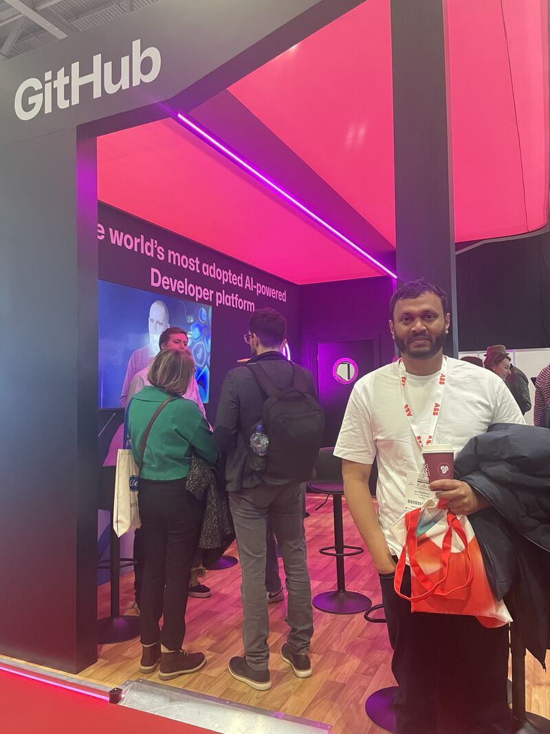 GitHub Universe - Datapin engaging with the developer community